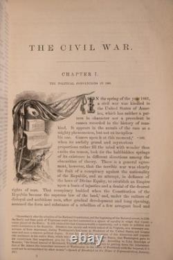 1866 Histoire picturale de la guerre civile aux États-Unis d'Amérique par Lossing