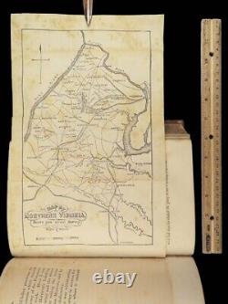 1866 Robert E Lee 1ère campagne confédérée GUERRE CIVILE Virginie CARTES McCabe