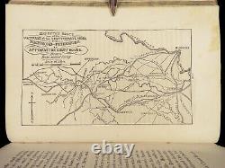 1866 Robert E Lee 1ère campagne confédérée GUERRE CIVILE Virginie CARTES McCabe