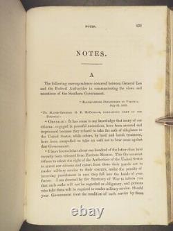 1866 Robert E Lee 1ère campagne confédérée GUERRE CIVILE Virginie CARTES McCabe