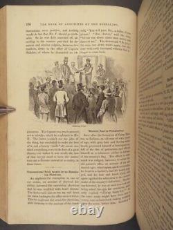 1867 Anecdotes illustrés de la GUERRE CIVILE Assassinat de Lincoln Gettysburg Union
