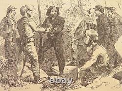 1867 Anecdotes illustrés de la GUERRE CIVILE Assassinat de Lincoln Gettysburg Union