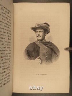 1867 Confédéré 1ère édition John S Mosby Rangers Raiders GUERRE CIVILE Virginia Gray Ghost