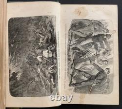 1867 Vie et mort dans les prisons rebelles Original Guerre Civile Andersonville Kellog