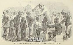 1868 Guerre Civile RECONSTRUCTION Sud Post Racisme Esclavage Enfer Insurrection Mort