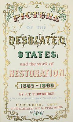 1868 Reconstruction de la guerre civile dans le Sud: Post-racisme, esclavage, enfer, insurrection, mort