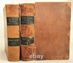 1868 antique HISTOIRE DE LA GUERRE CIVILE VUE CONSTITUTIONNELLE GUERRE ENTRE ÉTATS 2 vol compl