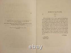 1868 antique HISTOIRE DE LA GUERRE CIVILE VUE CONSTITUTIONNELLE GUERRE ENTRE ÉTATS 2 vol compl
