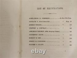 1868 antique HISTOIRE DE LA GUERRE CIVILE VUE CONSTITUTIONNELLE GUERRE ENTRE ÉTATS 2 vol compl