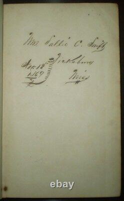 1869, 1er, Le Siege De Vicksburg, De Maria I Johnston, CIVIL War Fiction