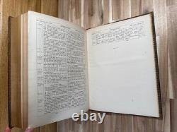 1870 SAINTE BIBLE grand RARE QUARTO belle reliure CUIR antique APRÈS LA GUERRE DE SÉCESSION