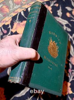 1873 HC Guerre Civile Le Mémorial de Norwich Les Annales de Norwich Connecticut M. Dana