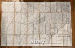 1875 1ère Édition, Mémoires du Général William T Sherman, Vol. II avec Carte Militaire