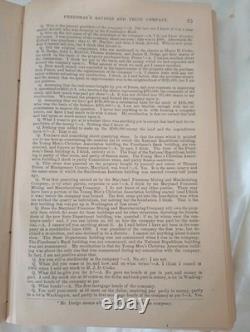 1876 Frédéric Douglas 44e Congrès Rapport de la Commission de la Banque des Libérés de 217 pages