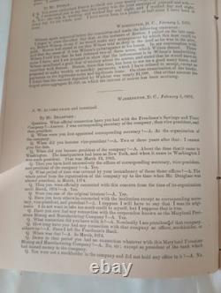 1876 Frédéric Douglas 44e Congrès Rapport de la Commission de la Banque des Libérés de 217 pages