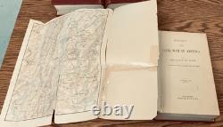 1876 Histoire de la guerre civile en Amérique, 4 vol., Le Comte de Paris, Complet