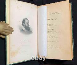 1876 Stonewall Jackson Une biographie militaire de la guerre civile confédérée avec une reliure de qualité