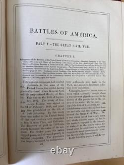 1878 Batailles de la Guerre Civile Volumes I et II John Laird Wilson Naval et Militaire
