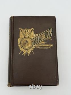 1879 Annales de la guerre civile Première édition Gettysburg Longstreet illustré