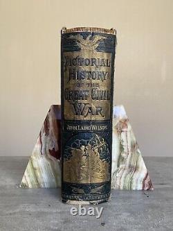 1881 Ed. Histoire Picturale de la Grande Guerre Civile. Pages Détachées