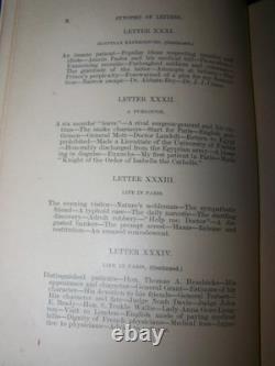 1885 Les expériences d'un médecin sur trois continents, lettres, guerre civile, Égypte, Paris