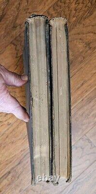 1886, 1868 Histoire Picturale de Harper de la Grande Rébellion Vol. 1 & 2, -CARTE Guerre Civile
