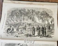 1886, 1868 Histoire Picturale de Harper de la Grande Rébellion Vol. 1 & 2, -CARTE Guerre Civile