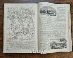 1886, 1868 Histoire Picturale de Harper de la Grande Rébellion Vol. 1 & 2, -CARTE Guerre Civile