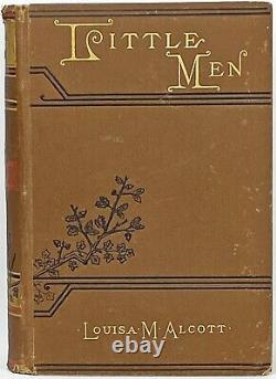 1886 hommes PETITES FEMMES édition ANTIQUE Louisa May ALCOTT Guerre Civile PREMIERS 3 LIVRES