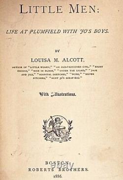 1886 hommes PETITES FEMMES édition ANTIQUE Louisa May ALCOTT Guerre Civile PREMIERS 3 LIVRES