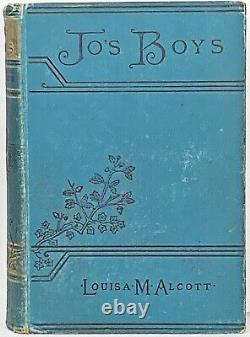 1886 hommes PETITES FEMMES édition ANTIQUE Louisa May ALCOTT Guerre Civile PREMIERS 3 LIVRES