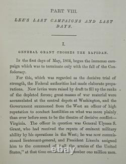 1887 Général confédéré ROBERT E LEE Histoire STONEWALL JACKSON Guerre de Sécession C. S. A.