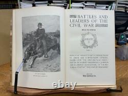 1888 Battles et chefs de la guerre de Sécession, édition Grant Lee, ensemble complet Century