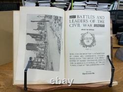 1888 Battles et chefs de la guerre de Sécession, édition Grant Lee, ensemble complet Century