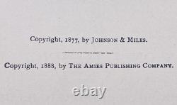 1888 HISTOIRE AMÉRICAINE Révolution Guerre Civile RÉPUBLIQUE Esclavage Indien DÉMOCRATIE