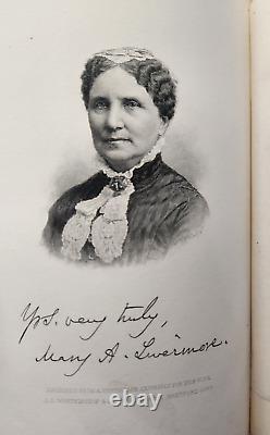 1889 Mon histoire de la guerre Mary A Livermore Une infirmière de l'armée de l'Union Guerre civile américaine