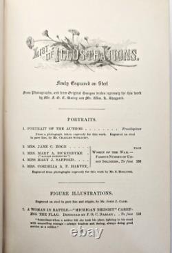 1889 Mon histoire de la guerre Mary A Livermore Une infirmière de l'armée de l'Union Guerre civile américaine