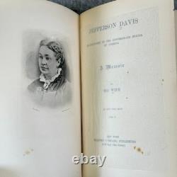 1890 Jefferson Davis Ancien Président des États confédérés d'Amérique 1ère Édition