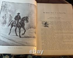 1890 L'histoire d'un artiste de la Grande Guerre par Edwin Forbes Cuir de la guerre civile