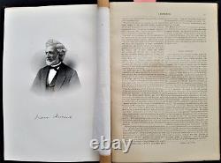 1890 antique LEICESTER ma HISTOIRE généalogie nipmuck indienne guerre civile esclavage