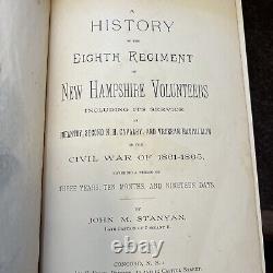 1892 Le vieux huitième régiment de volontaires du New Hampshire, vétéran de la guerre civile, 8ème.