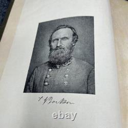 1895 Biographie antique de la guerre de Sécession, Mémoires de Stonewall Jackson, illustré