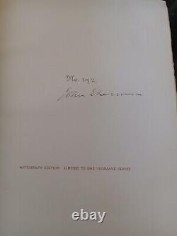 1895 John Shermans Souvenirs Édition Limitée Signée Abe Lincoln Guerre Civile