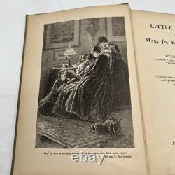 1896 LES QUATRE FILLES DU DOCTEUR MARCH VICTORIEN NOËL GUERRE DE SÉCESSION ALCOTT ANTIQUE 200 ILLUSTRATIONS
