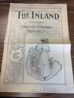 1896 Les Leçons Illustrées de Christian Endeavor de l'Intérieur Annonce de Coca-Cola de la Guerre Civile