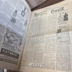 1896 Les Leçons Illustrées de Christian Endeavor de l'Intérieur Annonce de Coca-Cola de la Guerre Civile