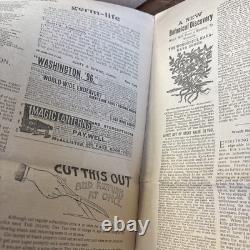 1896 Les Leçons Illustrées de Christian Endeavor de l'Intérieur Annonce de Coca-Cola de la Guerre Civile