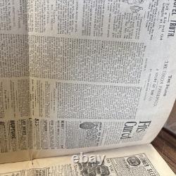 1896 Les Leçons Illustrées de Christian Endeavor de l'Intérieur Annonce de Coca-Cola de la Guerre Civile
