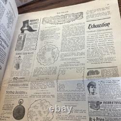 1896 Les Leçons Illustrées de Christian Endeavor de l'Intérieur Annonce de Coca-Cola de la Guerre Civile