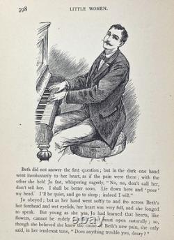 1896 PETITES FEMMES Noël Victorien Guerre Civile ALCOTT Antiquité 200 ILLUSTRATIONS